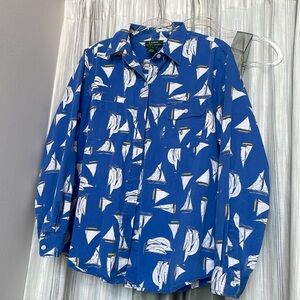 Vintage Lauren Ralph Lauren Sailboat Button Up